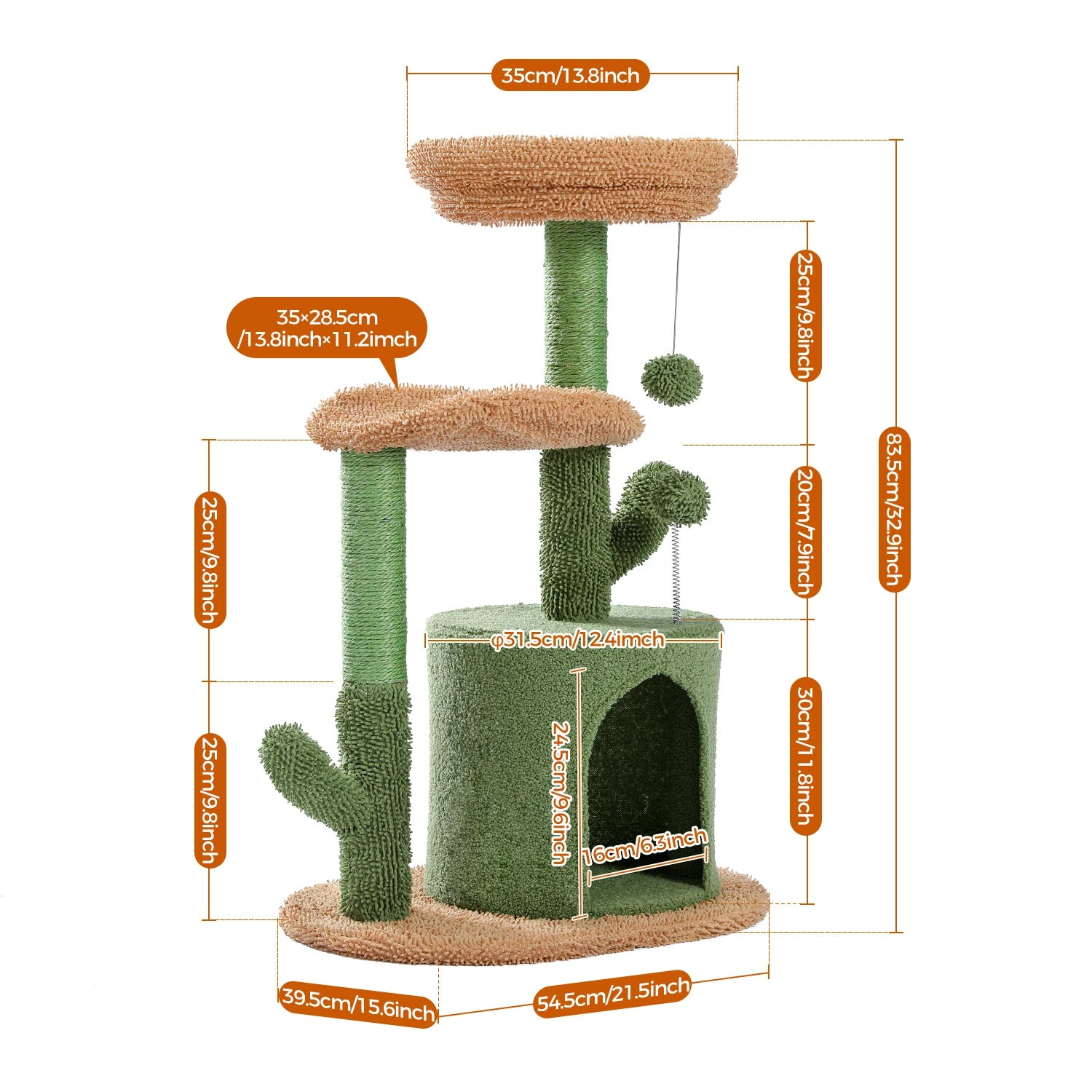 Arbre à chat Lyra 83 cm
