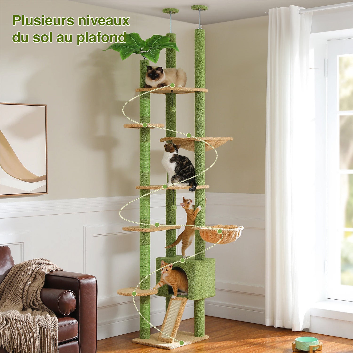 Arbre à chat Orion ajustable