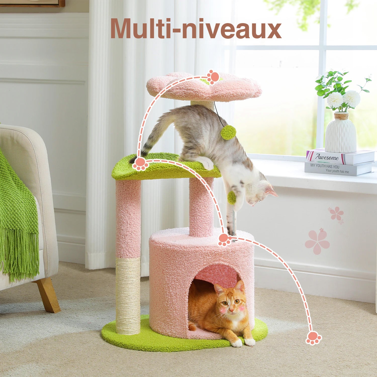 Arbre à chat Lyra 83 cm
