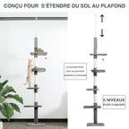 Arbre à chat Altura 274 cm